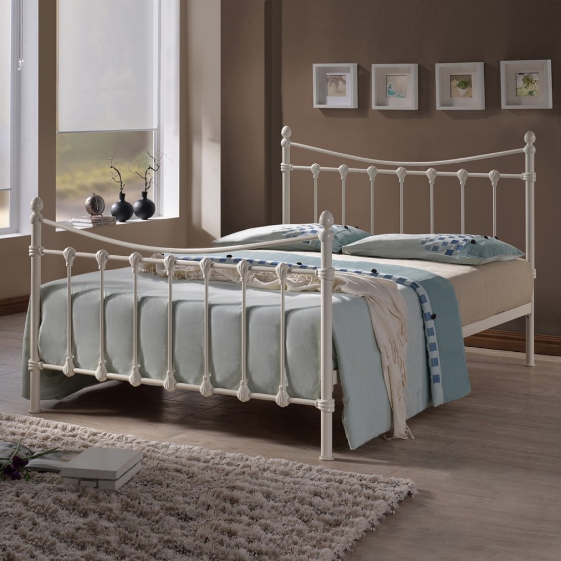 Florida Ivory Metal Frames At Elephant Beds Cardiff Uk Bedroom Furniture